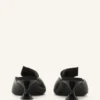 Mules à talons en cuir Midnight Step Bow