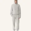 Pantalon de jogging en molleton de coton et cachemire