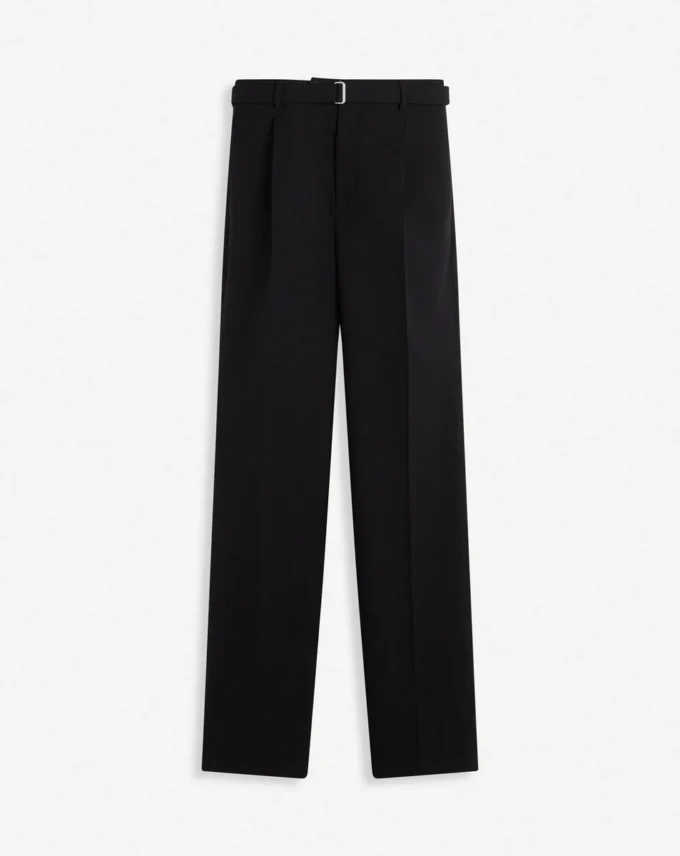 Pantalon droit en laine