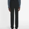 Pantalon droit en laine