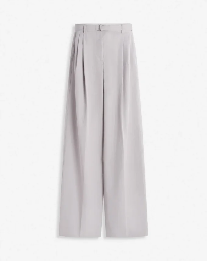Pantalon en coton à pinces