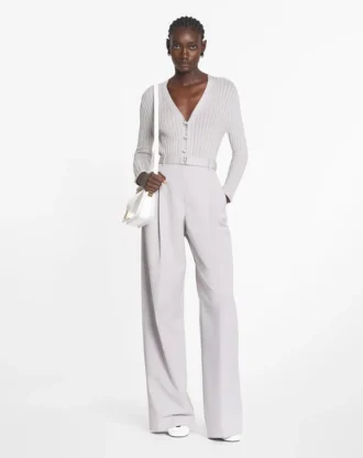 Pantalon en coton à pinces