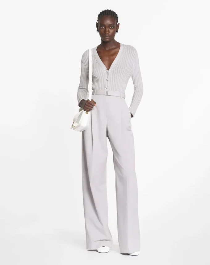 Pantalon en coton à pinces