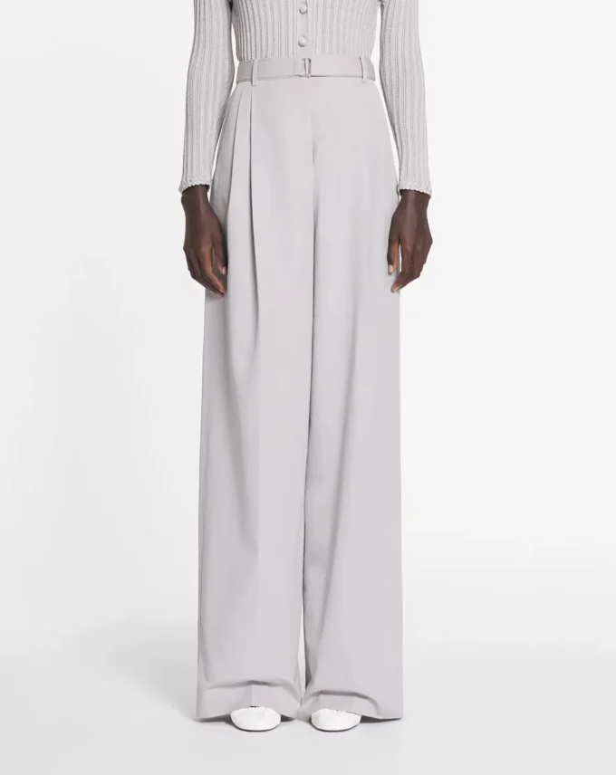 Pantalon en coton à pinces