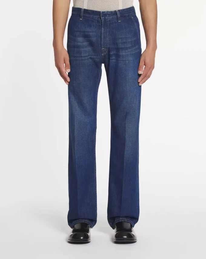 Pantalon en denim coupe droite