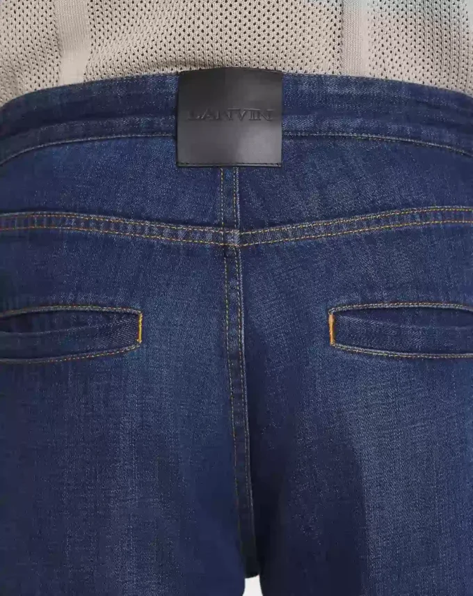 Pantalon en denim coupe droite