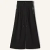 Pantalon en molleton de coton et cachemire