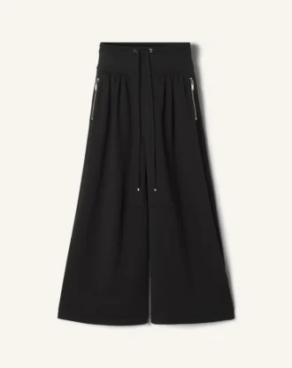 Pantalon en molleton de coton et cachemire