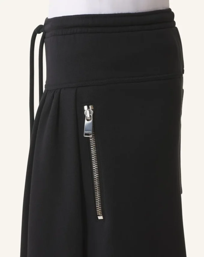 Pantalon en molleton de coton et cachemire