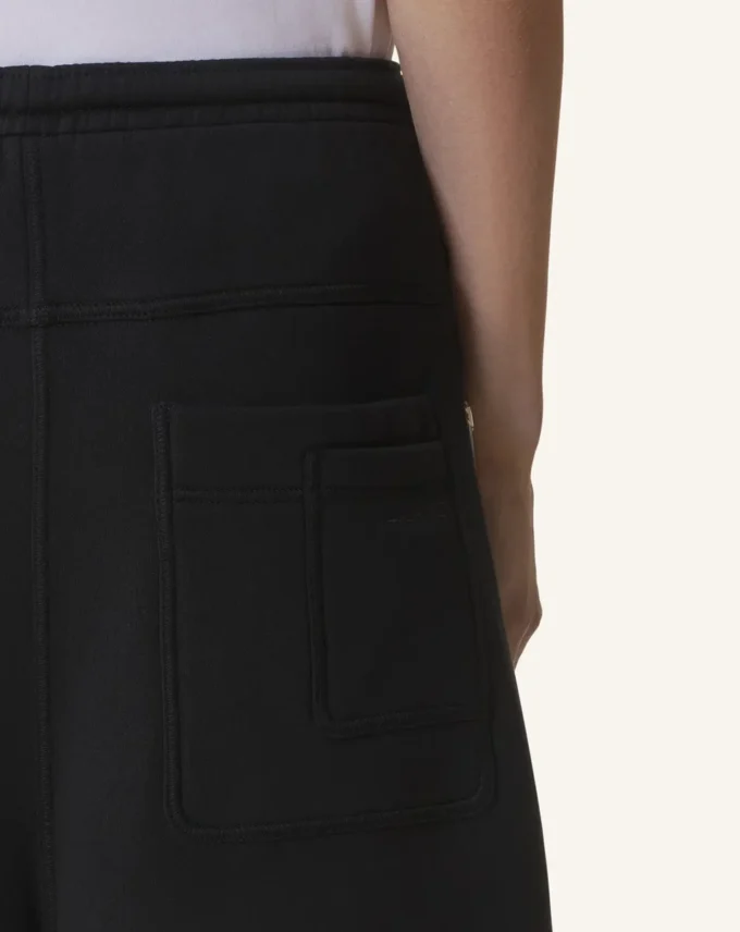 Pantalon en molleton de coton et cachemire