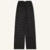 Pantalon fluide en viscose jacquard