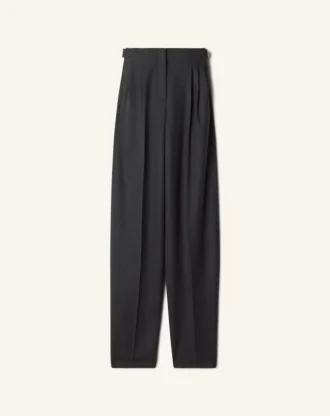 Pantalon large en flanelle