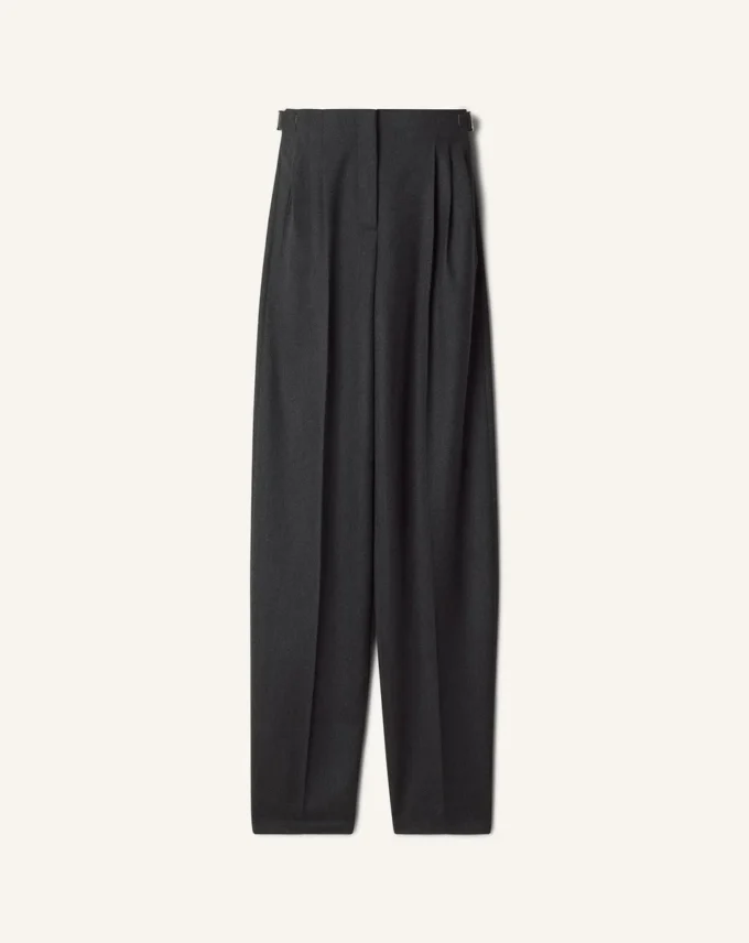Pantalon large en flanelle