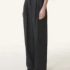 Pantalon large en flanelle