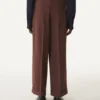 Pantalon large en flanelle