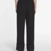 Pantalon large à revers