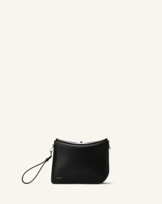 Pochette asymétrique en cuir Compagnon