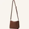 Pochette asymétrique en cuir Compagnon