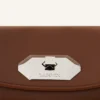 Pochette asymétrique en cuir Compagnon