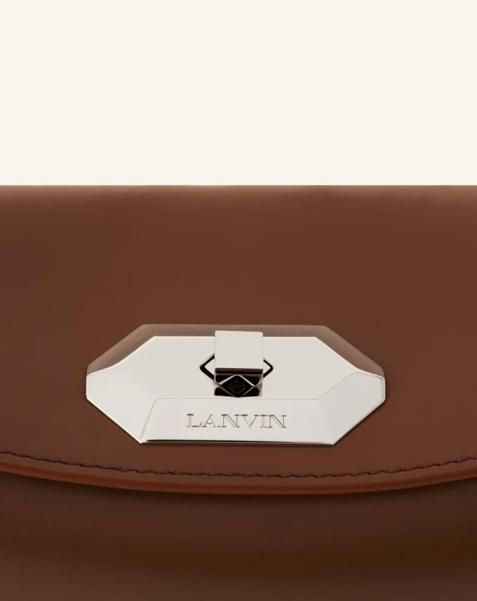 Pochette asymétrique en cuir Compagnon