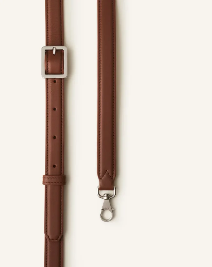 Pochette asymétrique en cuir Compagnon