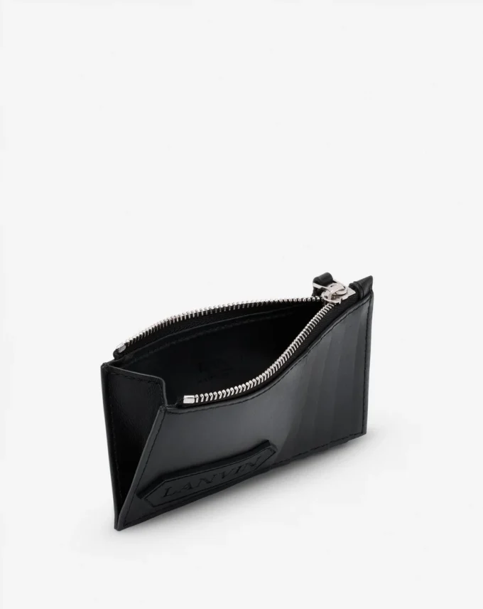 Porte-cartes en cuir Lanvin Signature