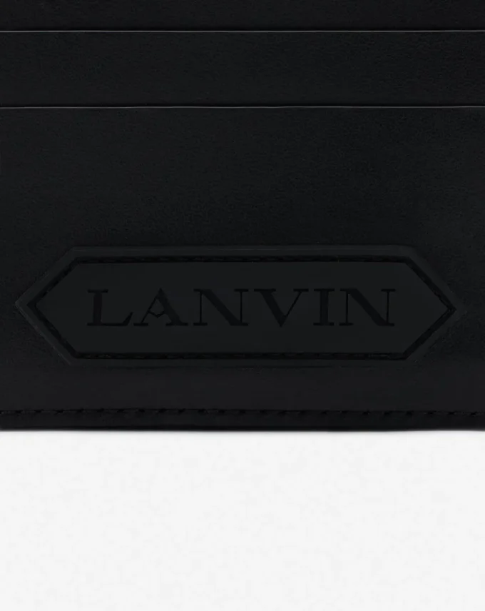 Porte-cartes en cuir Lanvin Signature