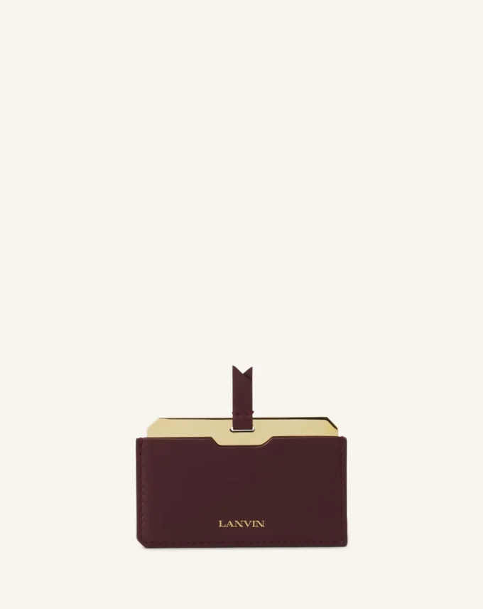 Porte-miroir en cuir Lanvin