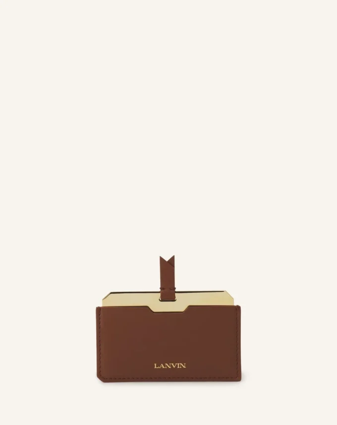 Porte-miroir en cuir Lanvin