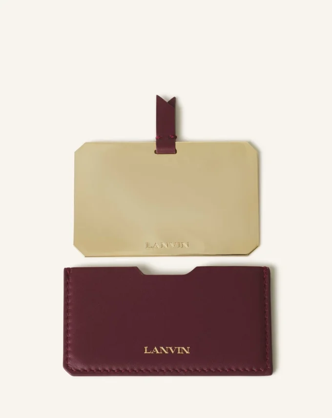 Porte-miroir en cuir Lanvin