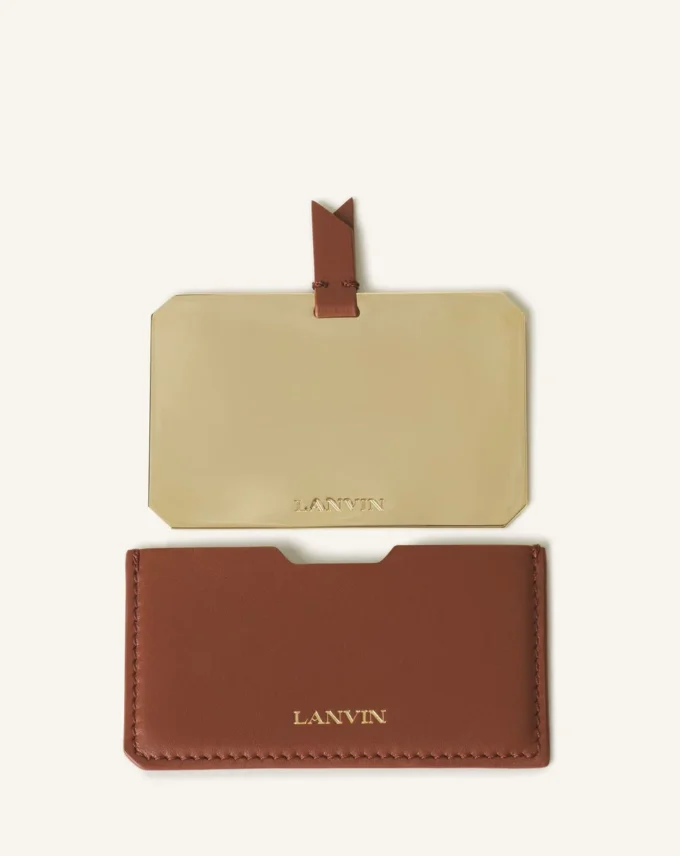 Porte-miroir en cuir Lanvin