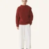 Pull en laine avec détail losange