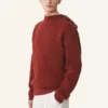 Pull en laine avec détail losange