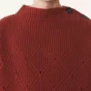 Pull en laine avec détail losange