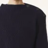 Pull en laine avec détail losange