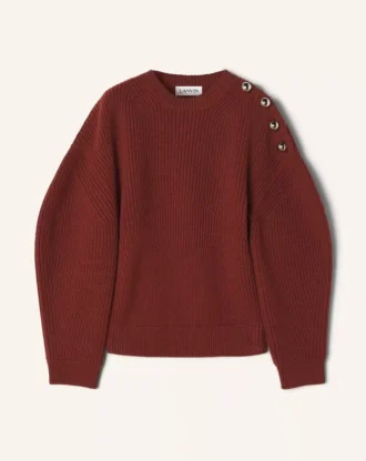 Pull en laine côtelé