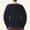 Pull en laine côtelé