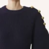 Pull en laine côtelé