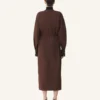 Robe chemise en popeline de coton