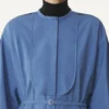 Robe chemise en popeline de coton