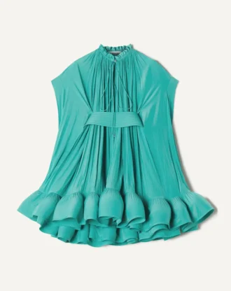 Robe courte en charmeuse