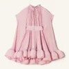 Robe courte en charmeuse