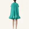 Robe courte en charmeuse