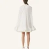 Robe courte en charmeuse