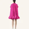 Robe courte en charmeuse