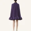 Robe courte en charmeuse