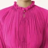Robe courte en charmeuse