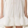 Robe courte en charmeuse