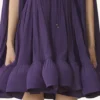 Robe courte en charmeuse