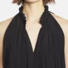 Robe courte à volants